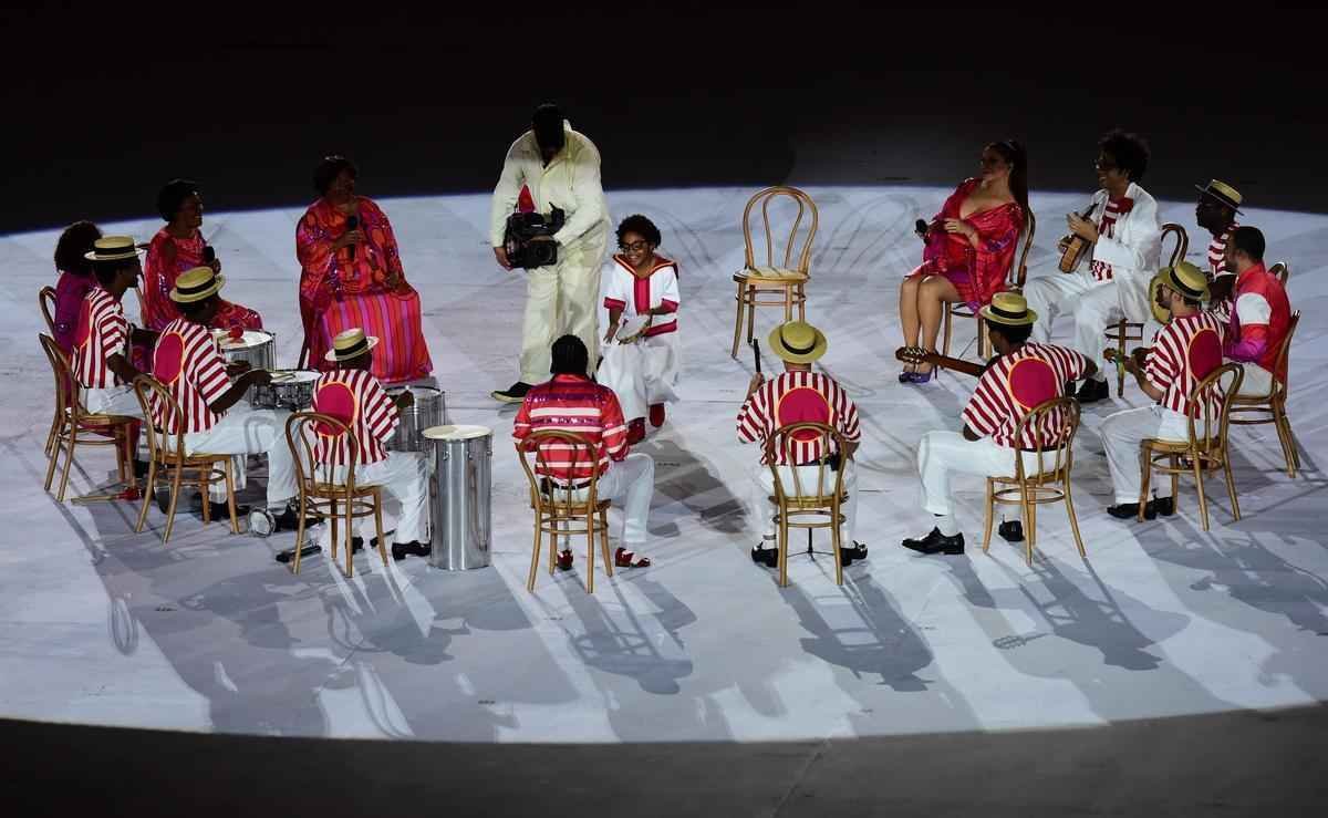 Imagens da Cerimnia de Abertura dos Jogos Paralmpicos Rio 2016, no Maracan