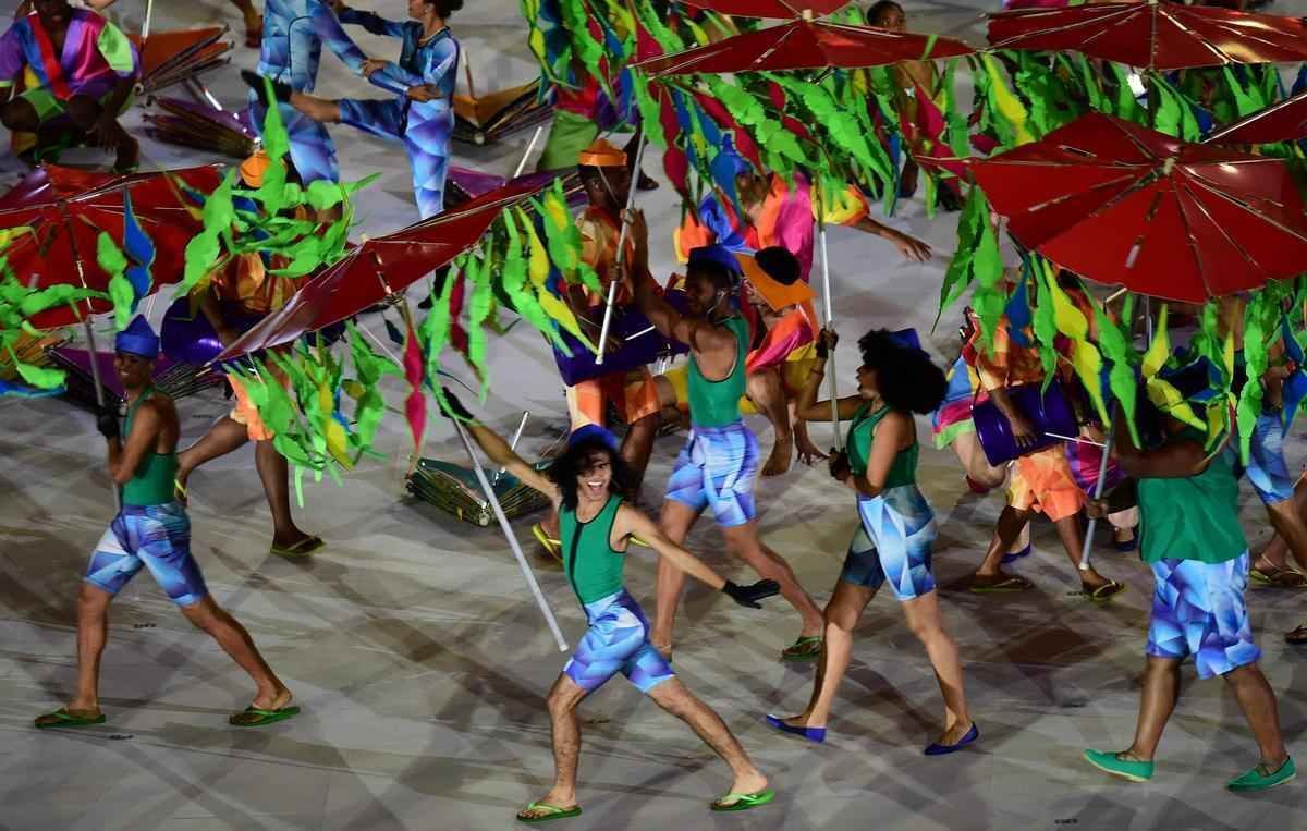 Imagens da Cerimnia de Abertura dos Jogos Paralmpicos Rio 2016, no Maracan