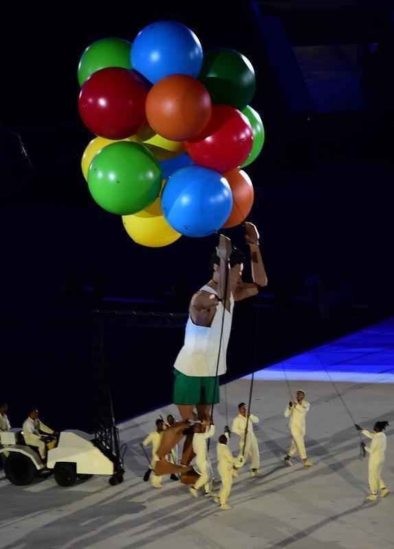 Imagens da Cerimnia de Abertura dos Jogos Paralmpicos Rio 2016, no Maracan