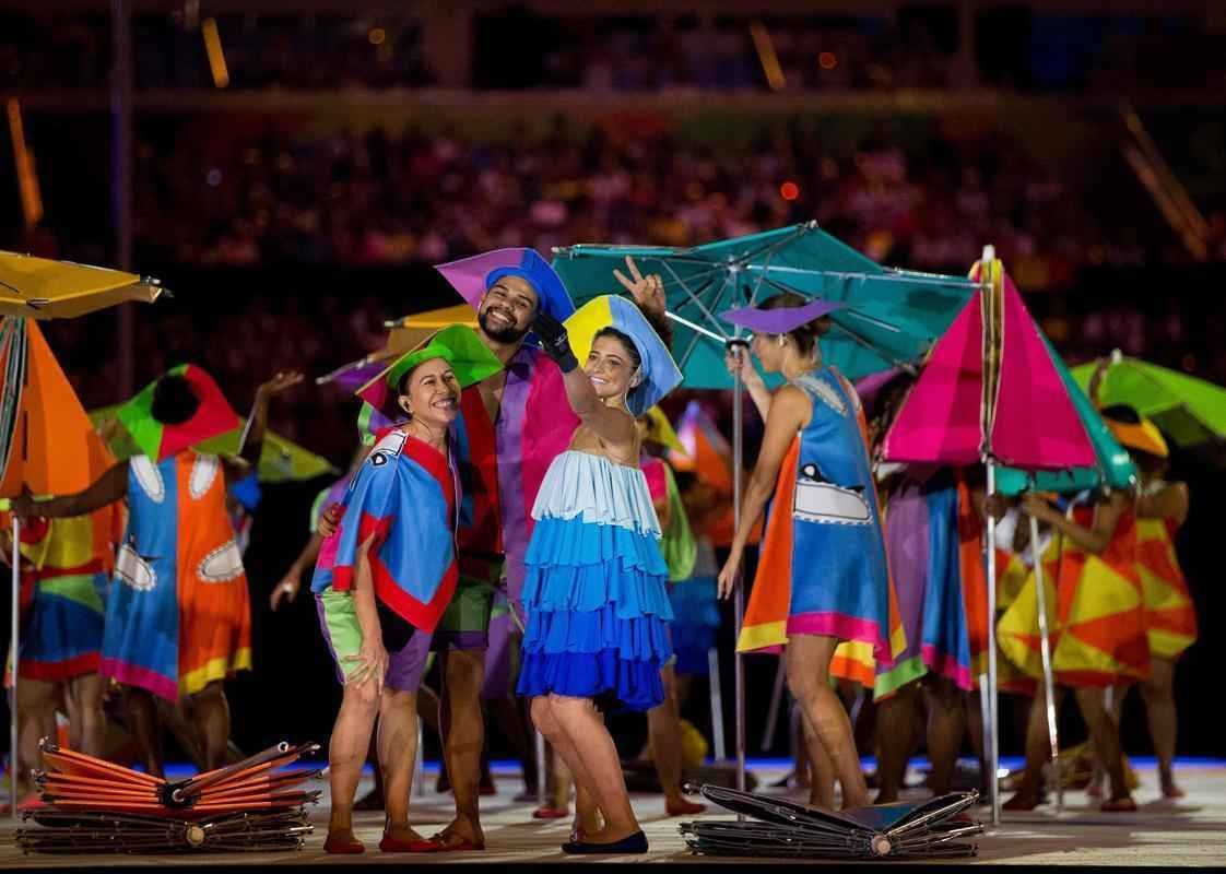 Imagens da Cerimnia de Abertura dos Jogos Paralmpicos Rio 2016, no Maracan