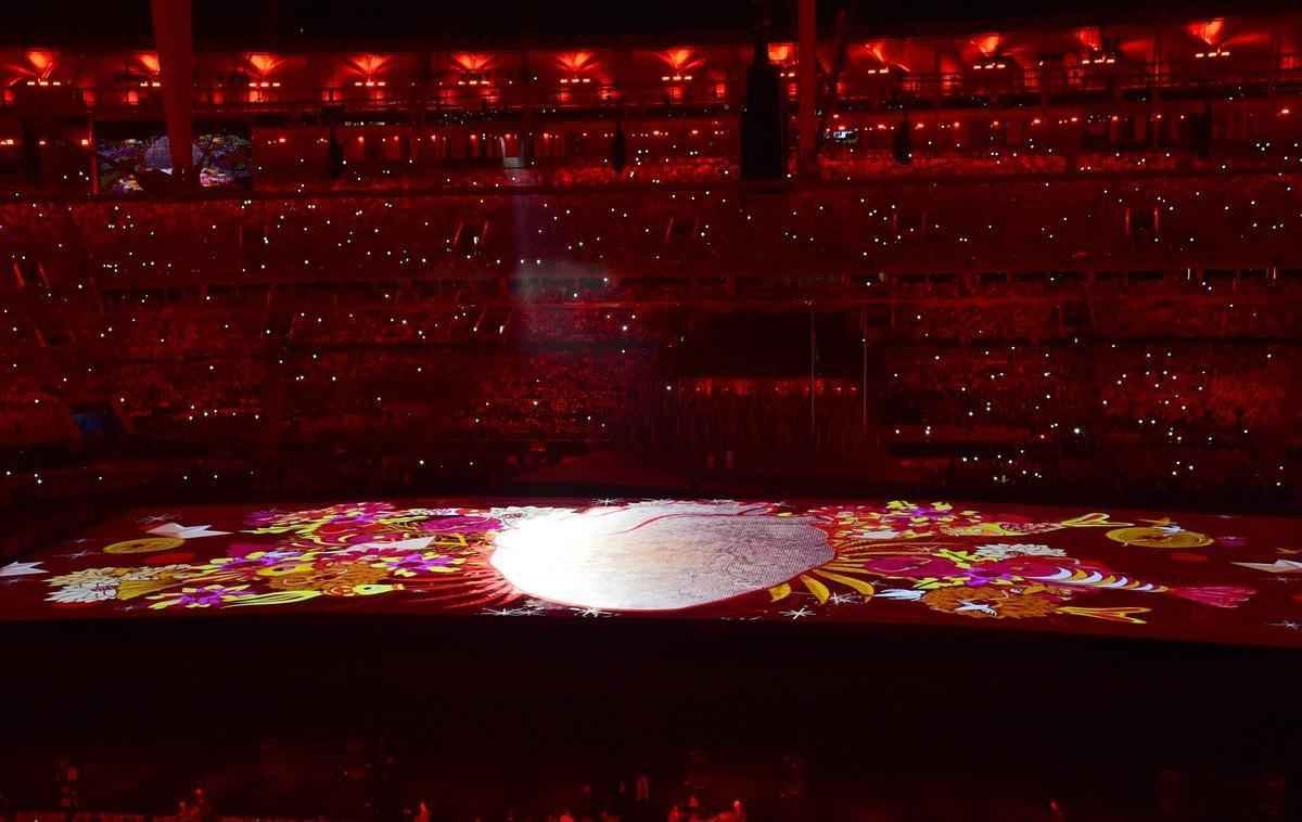 Imagens da Cerimnia de Abertura dos Jogos Paralmpicos Rio 2016, no Maracan