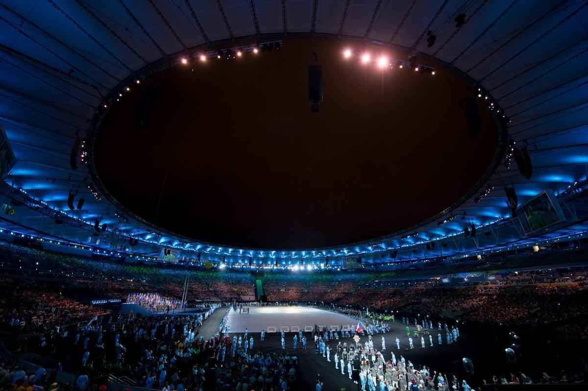 Imagens da Cerimnia de Abertura dos Jogos Paralmpicos Rio 2016, no Maracan