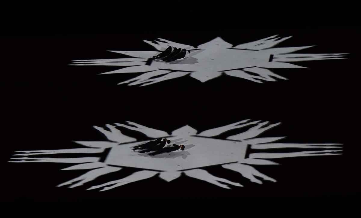 Imagens da Cerimnia de Abertura dos Jogos Paralmpicos Rio 2016, no Maracan