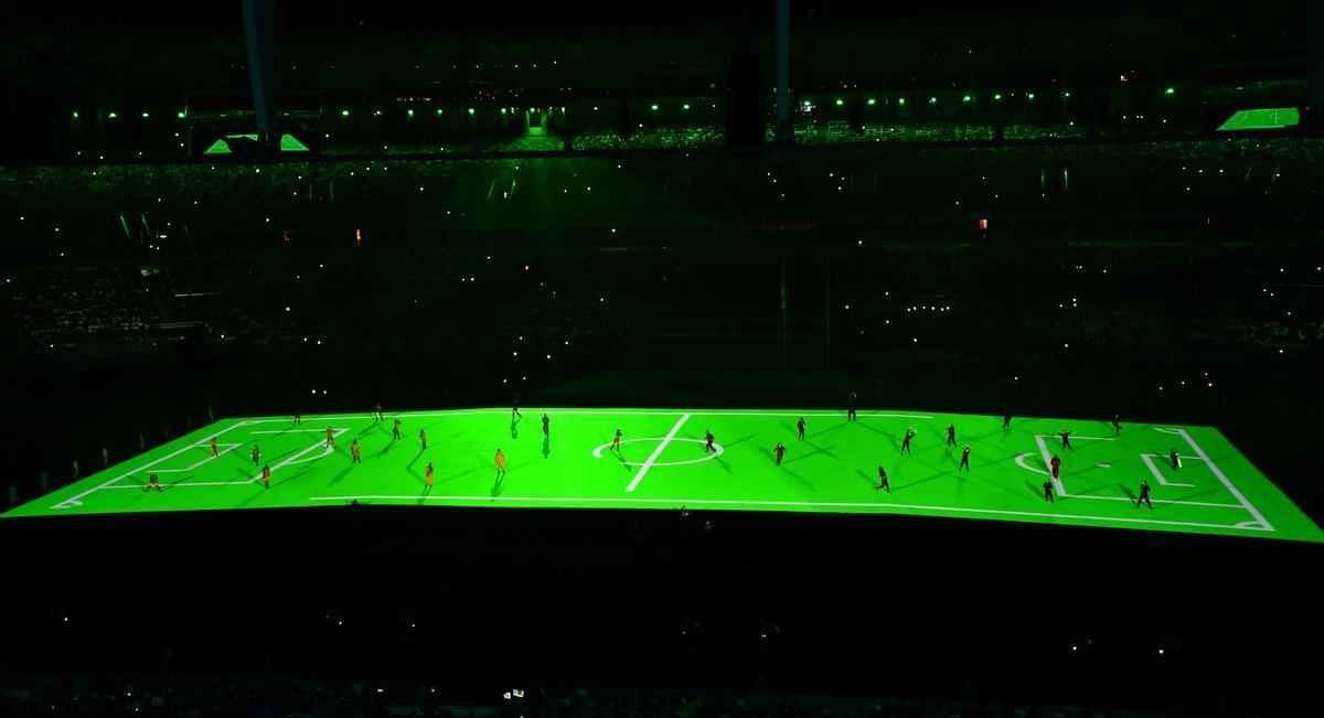 Imagens da Cerimnia de Abertura dos Jogos Paralmpicos Rio 2016, no Maracan