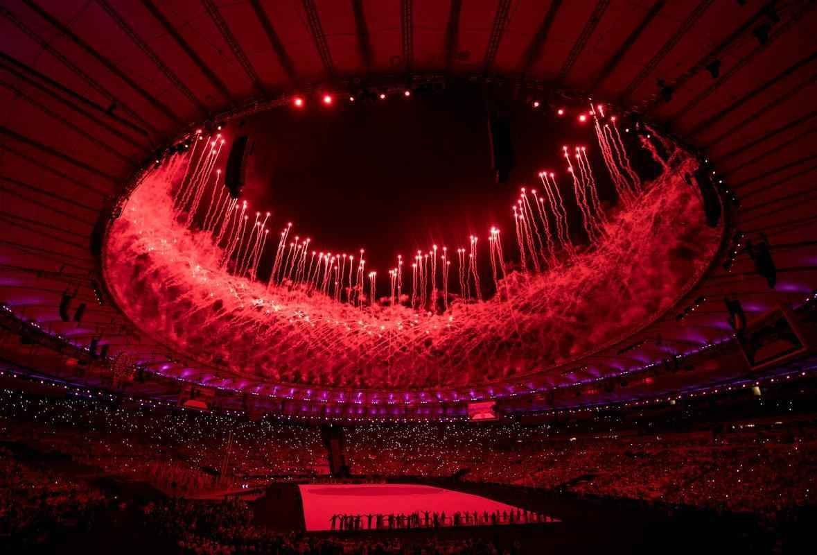 Imagens da Cerimnia de Abertura dos Jogos Paralmpicos Rio 2016, no Maracan