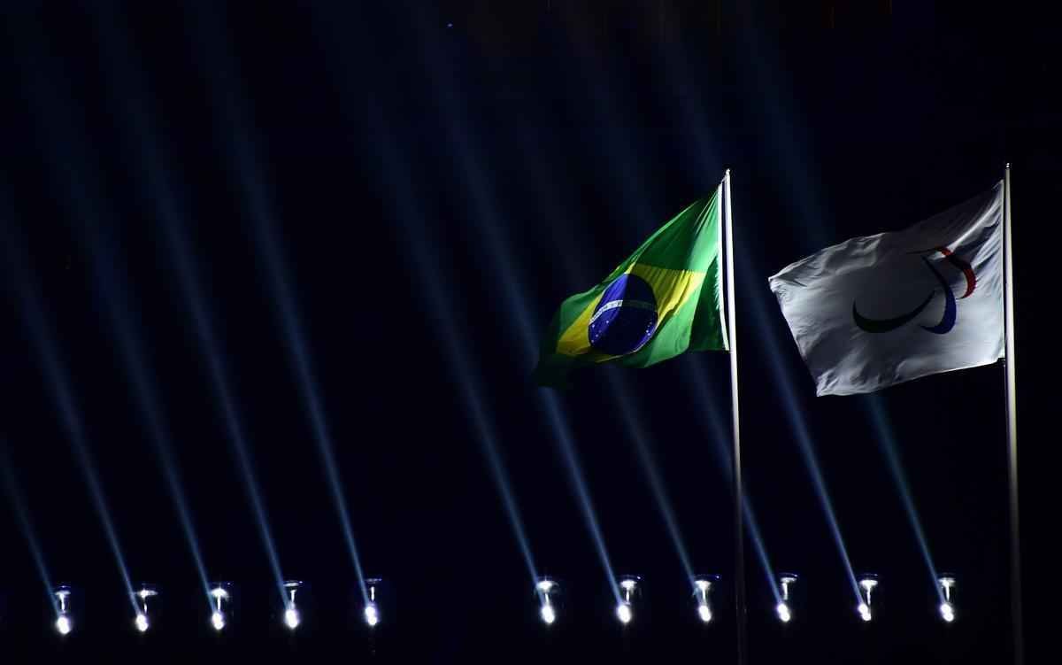 Imagens da Cerimnia de Abertura dos Jogos Paralmpicos Rio 2016, no Maracan