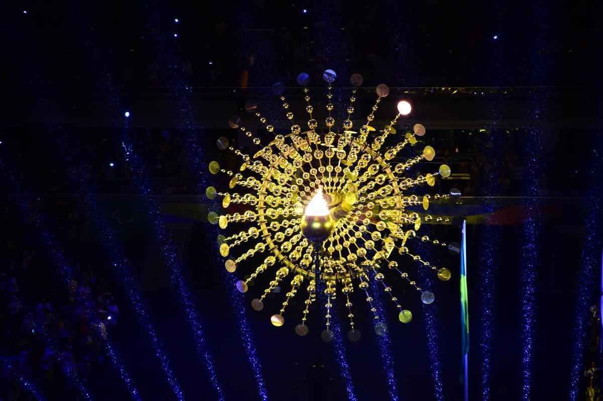 Imagens da Cerimnia de Abertura dos Jogos Paralmpicos Rio 2016, no Maracan