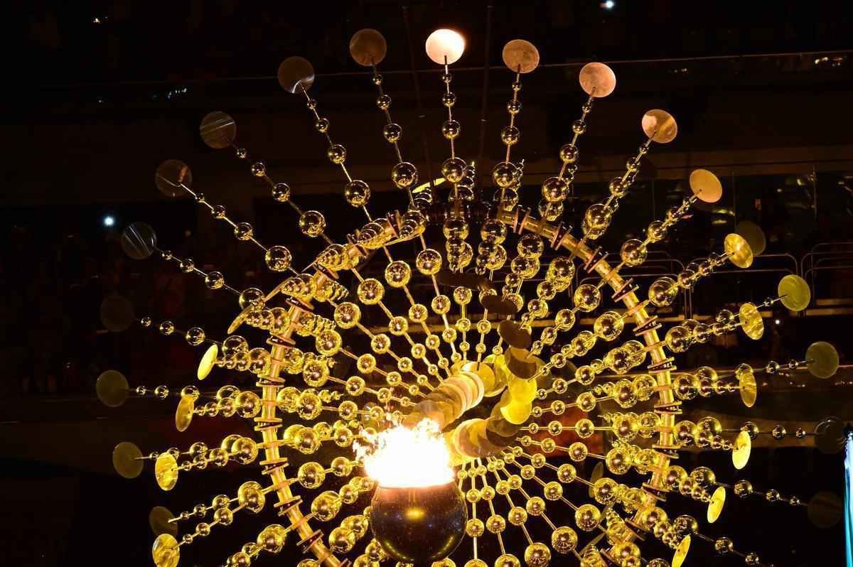 Imagens da Cerimnia de Abertura dos Jogos Paralmpicos Rio 2016, no Maracan