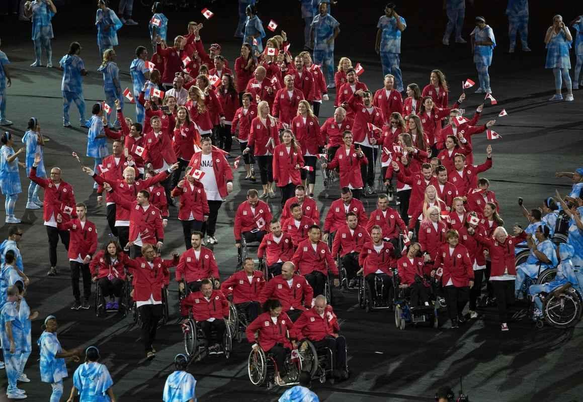 Delegaes na cerimnia de abertura da Paralimpada Rio 2016, no Maracan