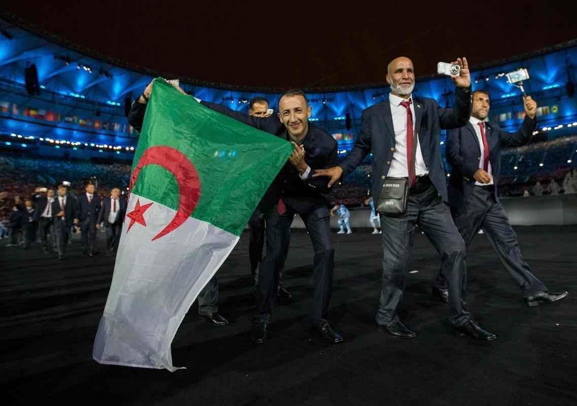 Delegaes na cerimnia de abertura da Paralimpada Rio 2016, no Maracan