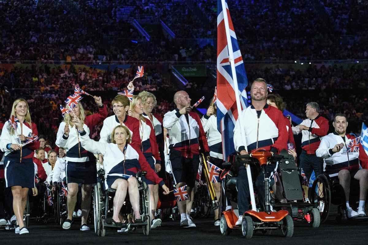Delegaes na cerimnia de abertura da Paralimpada Rio 2016, no Maracan