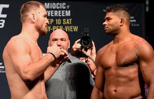 Pesagem oficial do UFC 203, em Cleveland - Stipe Miocic (111,5kg) x Alistair Overeem (112,9kg)