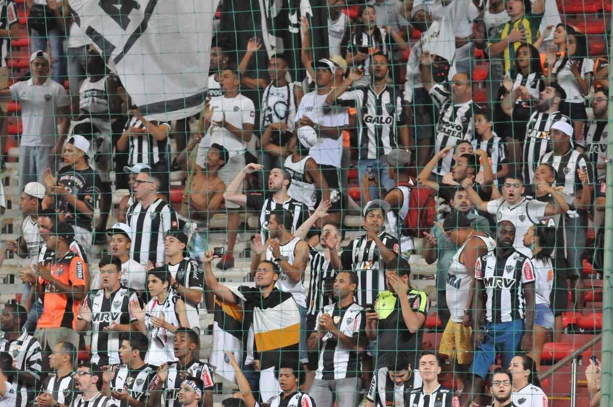 Imagens do jogo entre Atltico e Sport no Independncia