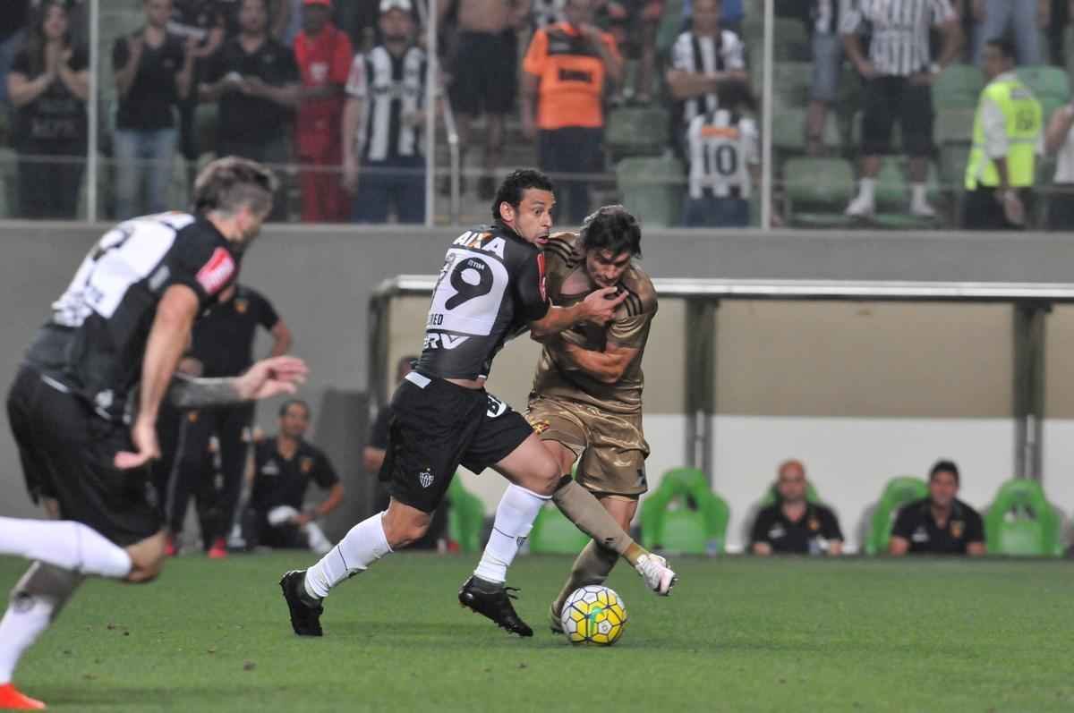 Imagens do jogo entre Atltico e Sport no Independncia