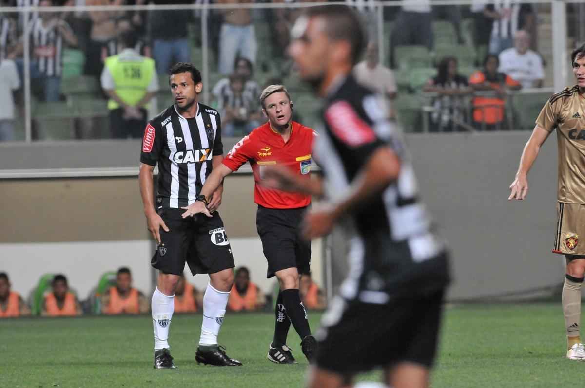 Imagens do jogo entre Atltico e Sport no Independncia