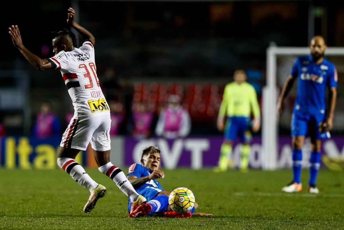 Fotos do jogo entre So Paulo e Cruzeiro, no Morumbi, pela 25 rodada do Campeonato Brasileiro