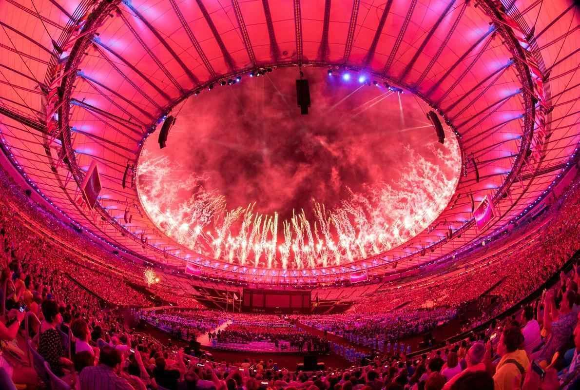 Imagens da cerimnia de encerramento dos Jogos Paralmpicos Rio 2016