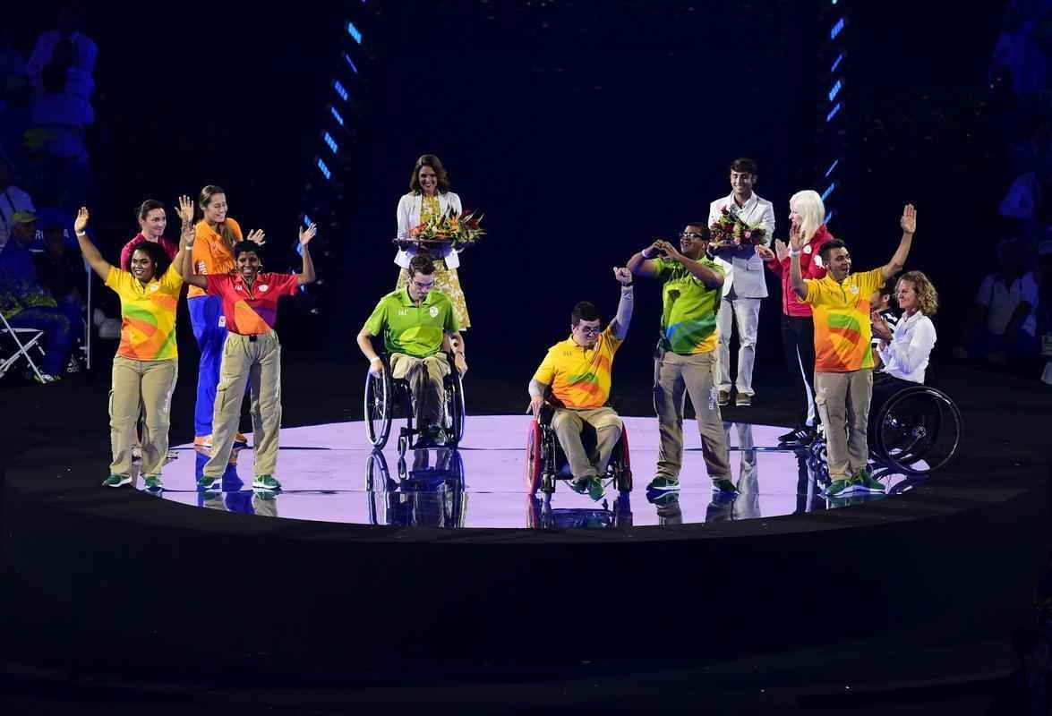 Imagens da cerimnia de encerramento dos Jogos Paralmpicos Rio 2016