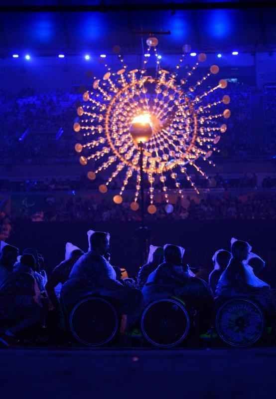 Imagens da cerimnia de encerramento dos Jogos Paralmpicos Rio 2016