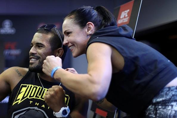 Media Day do UFC Fight Night Braslia - Lina Lansberg em tarde de entrevistas e fotos