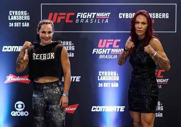 Media Day do UFC Fight Night Braslia - As protagonistas Lina Lansberg e Cris Cyborg