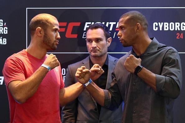 Media Day do UFC Fight Night Braslia - Eric Spicely e Thiago Marreta Santos na encarada