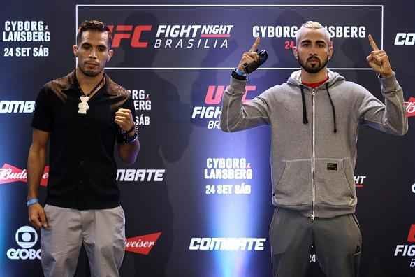 Media Day do UFC Fight Night Braslia - Mike De La Torre e Godofredo Pepey