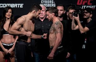 Pesagem do UFC Fight Night 95 -  Glaico Frana (70,8kg) x Gregor Gillespie (70,8kg)
