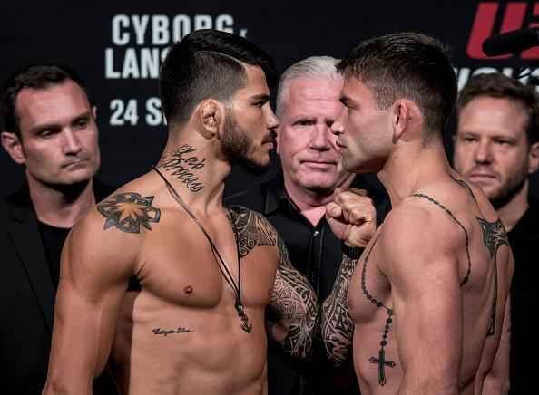 Pesagem do UFC Fight Night 95 - Erick Silva (77,6kg) x Luan Chagas (77,6kg) 
