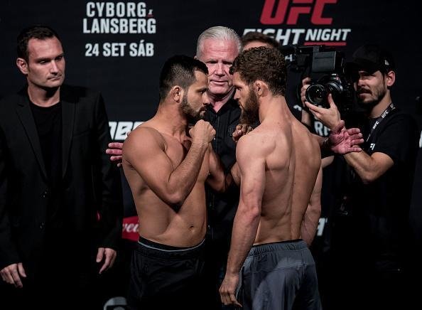 Pesagem do UFC Fight Night 95 - Jussier Formiga (57,2kg) x Dustin Ortiz (56,2kg)