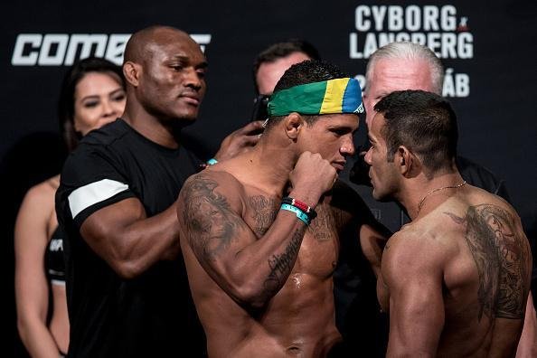 Pesagem do UFC Fight Night 95 - Gilbert Durinho (70,7kg) x Michel Trator (71,6kg)