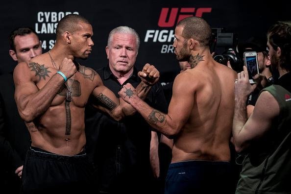 Pesagem do UFC Fight Night 95 - Thiago Marreta (84,4kg) x Eric Spicely (83,k2kg)