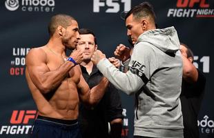 Pesagem do UFC em Portland - Hacran Dias (67,4kg) e Andre Fili (66,2kg) 