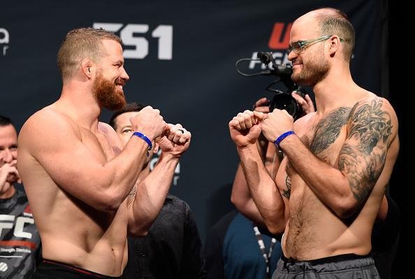Pesagem do UFC em Portland - Nate Marquardt (84,4kg) x Tamdan McCrory (83,9kg) 