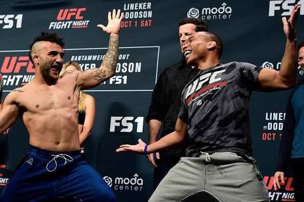 Pesagem do UFC em Portland - John Lineker (61,9kg) e John Dodson (61,2kg) 