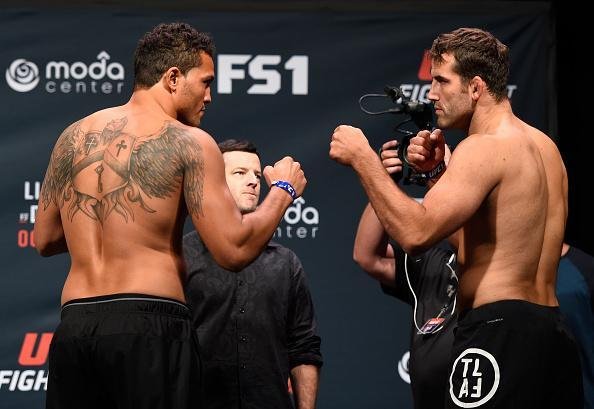 Pesagem do UFC em Portland - uis Henrique Frankenstein (93,4kg) x Joachim Christensen (93kg) 
