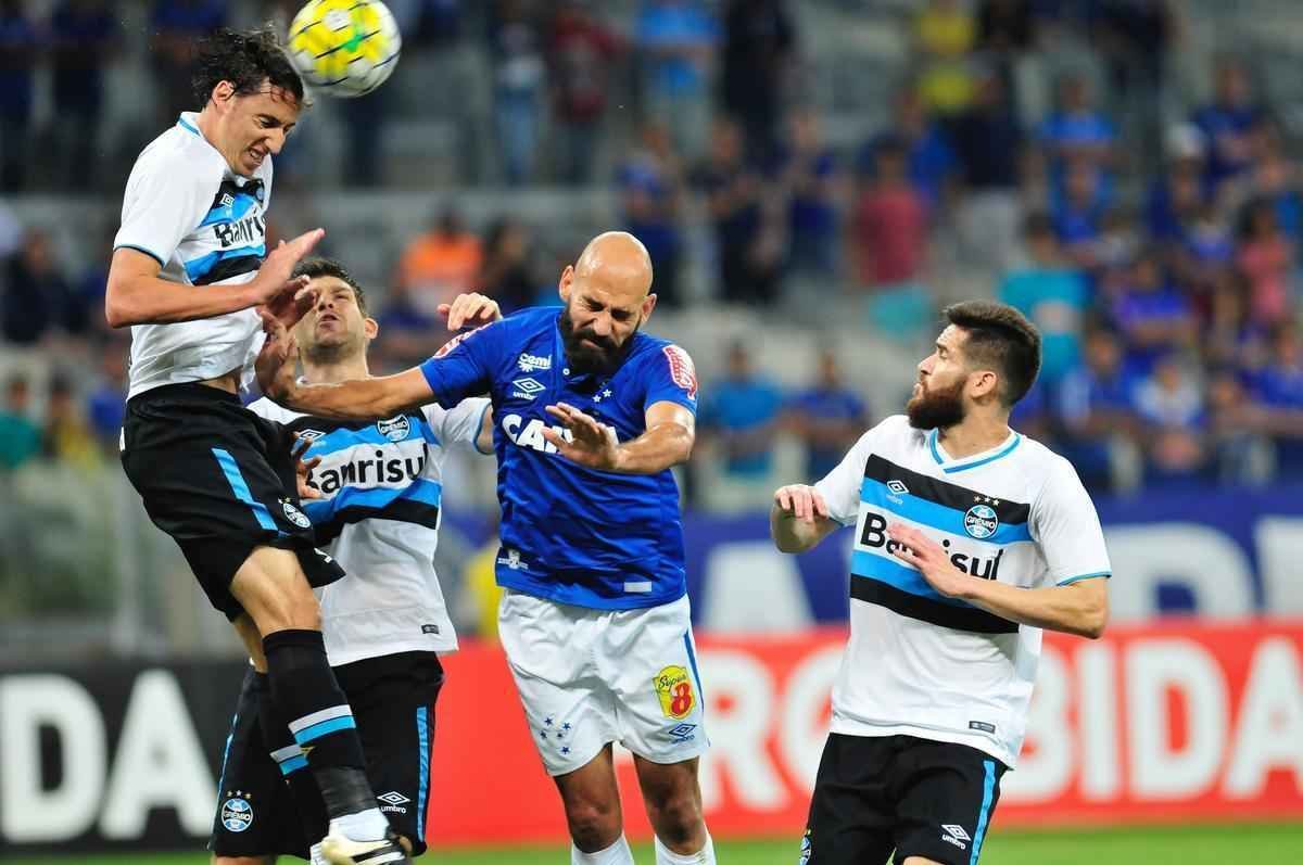 Cruzeiro x Grmio, jogo disputado no Mineiro e vlido pelo Campeonato Brasileiro