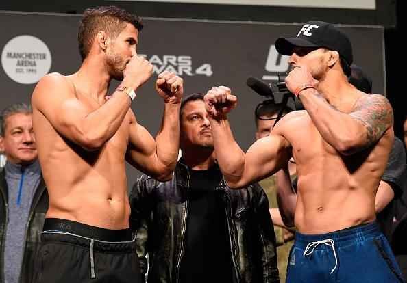 Pesagem do UFC 204 - Lo Santos (70,8kg) x Adriano Martins (70,3kg)
