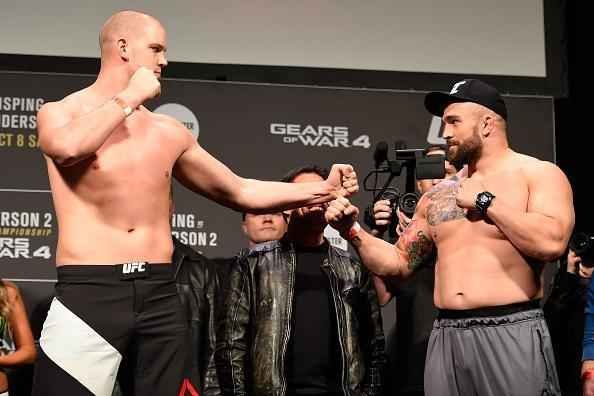 Pesagem do UFC 204 - Stefan Struve (120,2kg) x Daniel Omielanczuk (108,4kg)