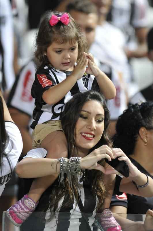 Torcida do Atltico no clssico contra o Amrica, nesta quinta-feira, no Mineiro