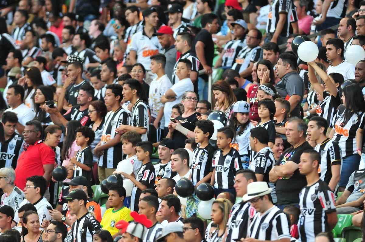 Atltico x Figueirense, jogo disputado no Independncia e vlido pelo Campeonato Brasileiro
