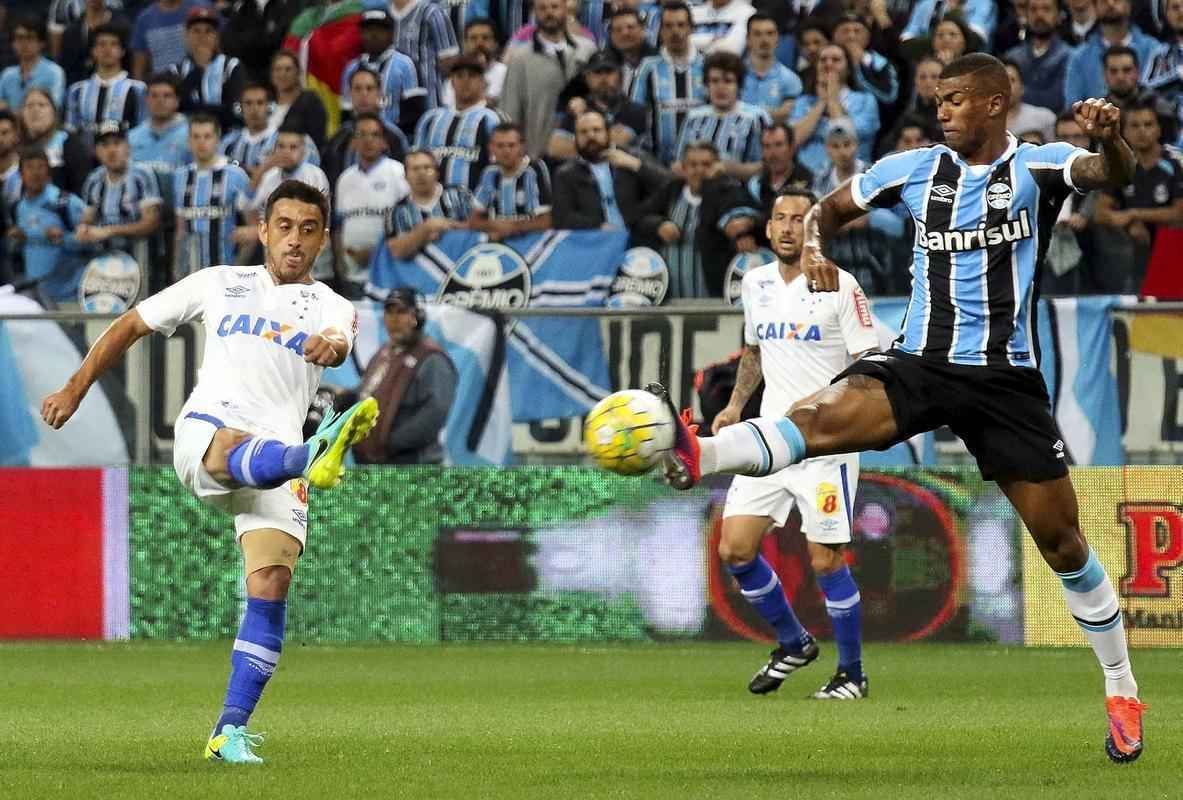 Fotos de Grmio x Cruzeiro, em Porto Alegre, pela semifinal da Copa do Brasil (crdito: Rodrigo Rodrigues/Light Press/Cruzeiro)