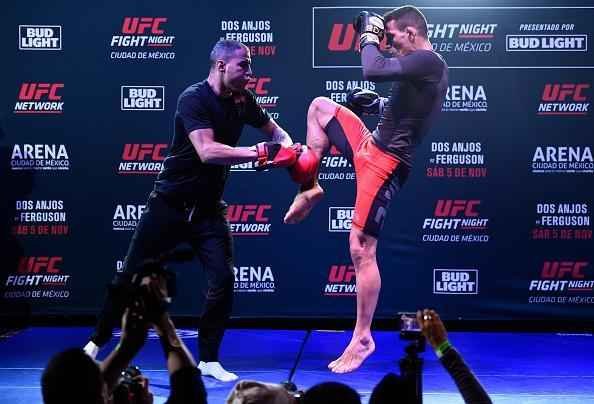 Treino aberto do TUF Amrica Latina 3 Finale, na Cidade do Mxico - Rafael dos Anjos