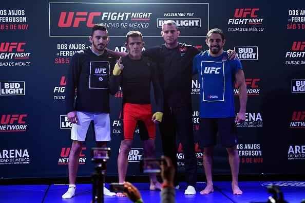 Treino aberto do TUF Amrica Latina 3 Finale, na Cidade do Mxico - Equipe de Rafael dos Anjos