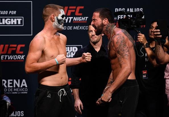 Pesagem do TUF Amrica Latina 3 Finale - Sam Alvey (84,4kg) x Alex Nicholson (84,4kg) 