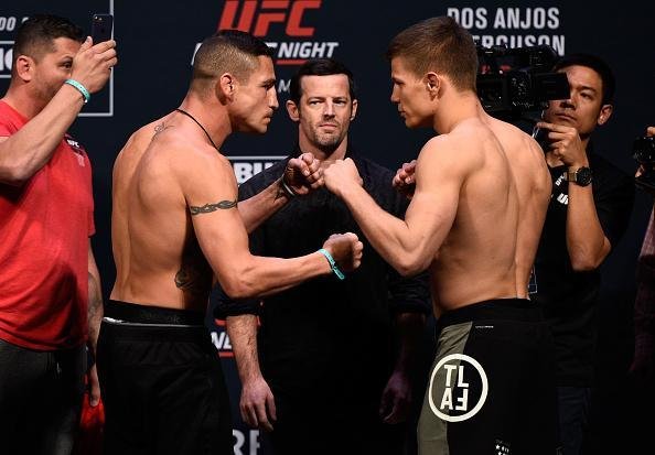 Pesagem do TUF Amrica Latina 3 Finale - Diego Sanchez (70,8kg) x Marcin Held (70,8kg) 