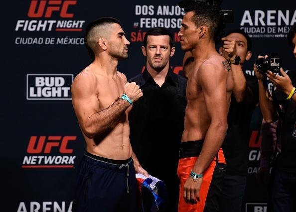 Pesagem do TUF Amrica Latina 3 Finale - Ricardo Lamas (66,2kg) x Charles do Bronx (70,3kg)