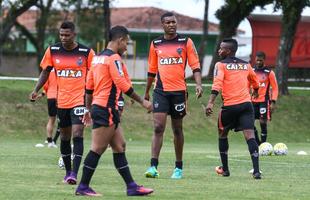 Com treino fechado no CT do Caju, Atltico encerra preparao para enfrentar Coritiba, pelo Campeonato Brasileiro 