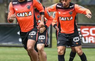 Com treino fechado no CT do Caju, Atltico encerra preparao para enfrentar Coritiba, pelo Campeonato Brasileiro 