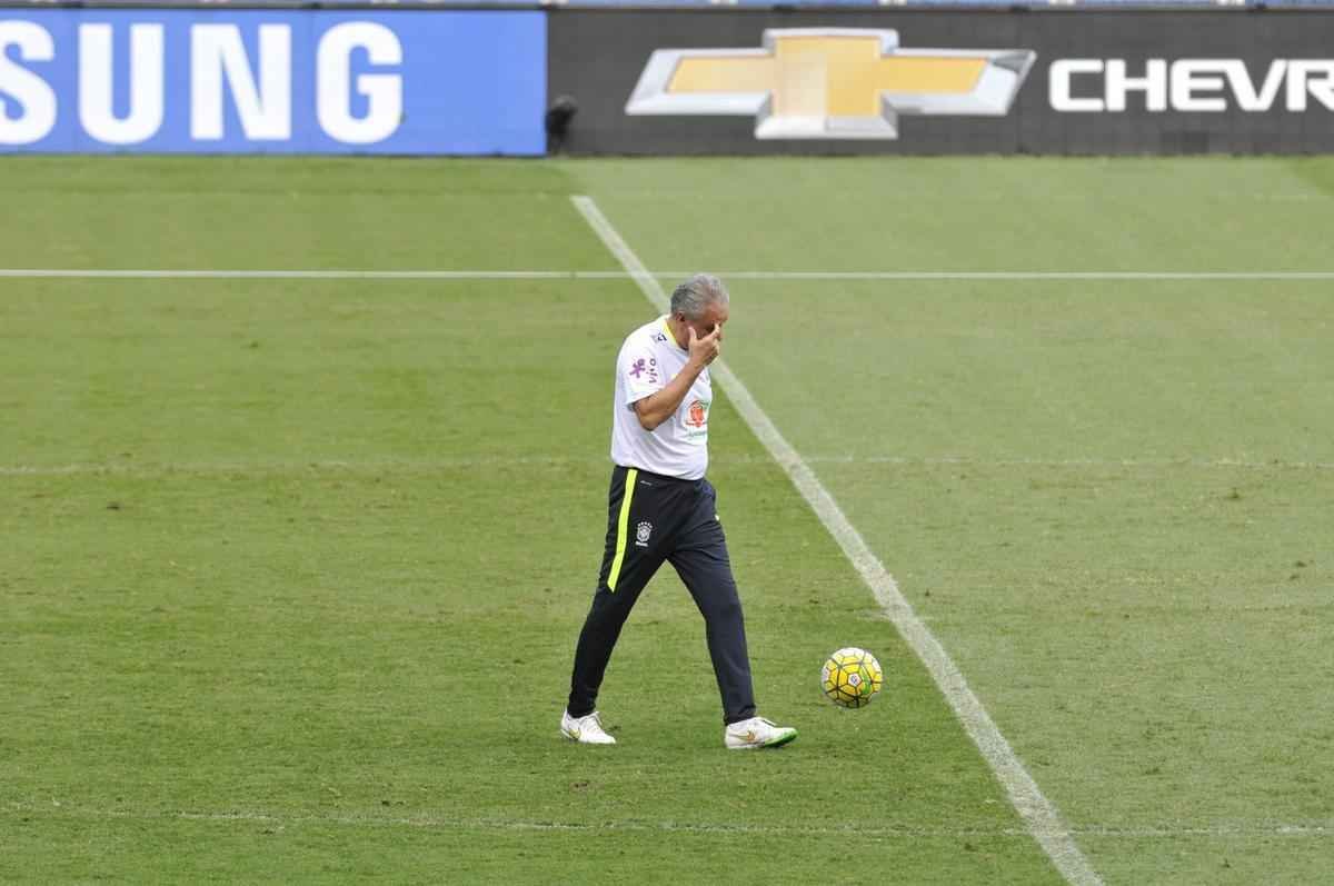 Nesta quarta-feira  tarde (09/11), Seleo Brasileira fez mais um treino no Mineiro e encerrou preparao para enfrentar a Argentina pelas Eliminatrias da Copa do Mundo